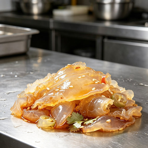Chilled Sesame Chili Jellyfish Salad