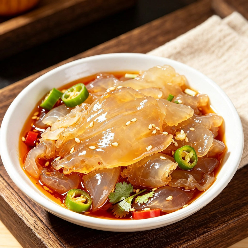 Chilled Sesame Chili Jellyfish Salad