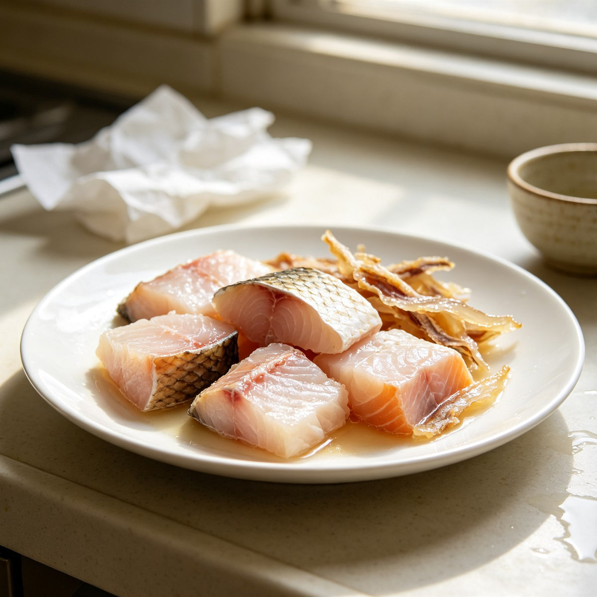 Frozen Crisp Grass Carp Slices