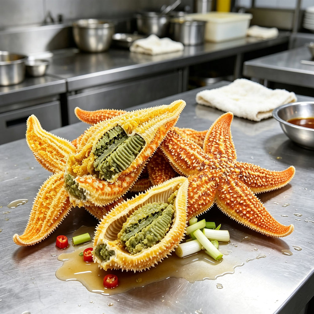 Frozen Golden Sea Star Delicacy